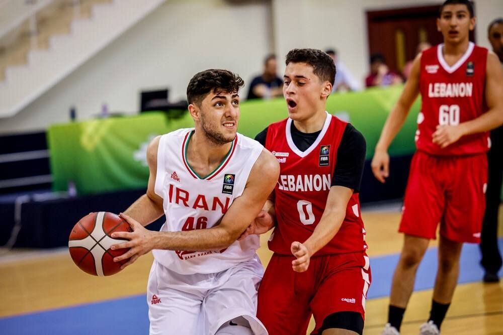 صعود مقتدرانه نوجوانان بسکتبال ایران به یک چهارم نهایی قهرمانی آسیا