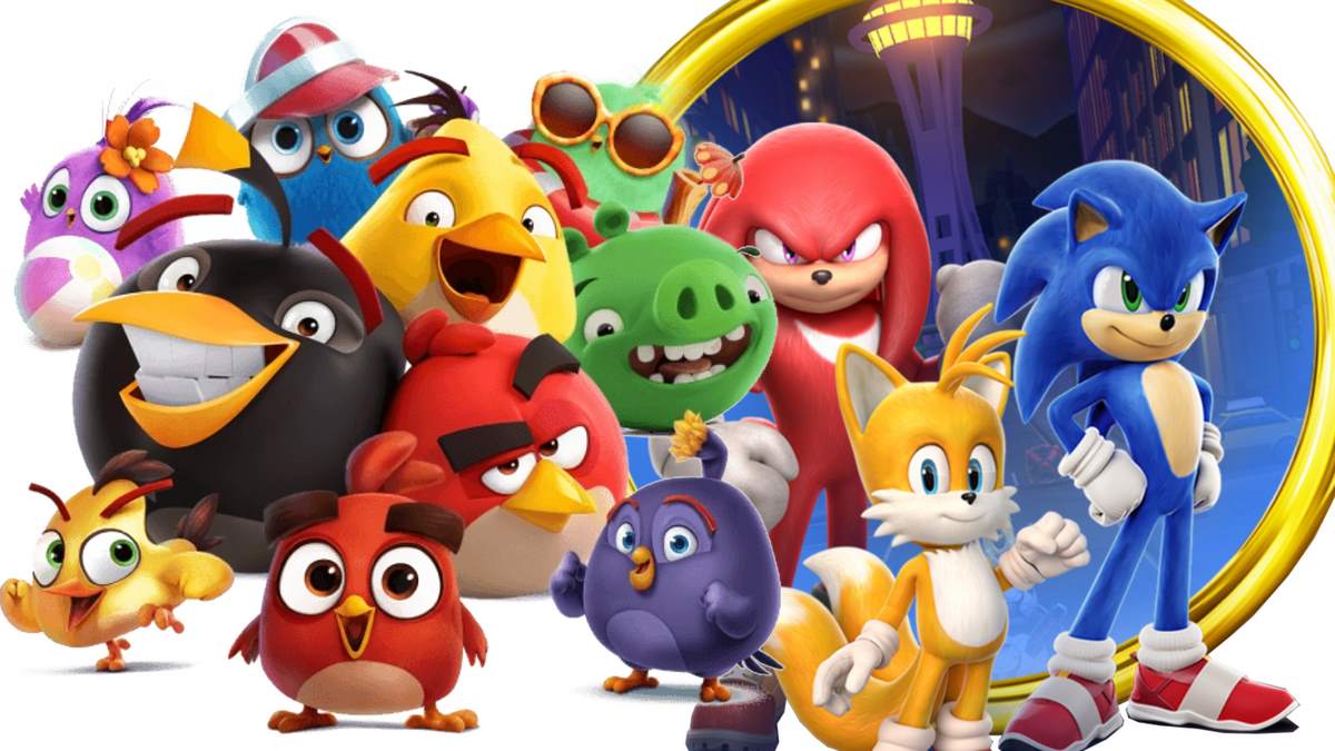 بازی های Sonic و Angry Birds